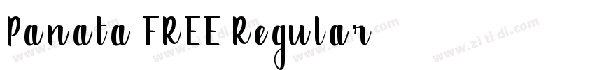 Panata FREE Regular字体转换